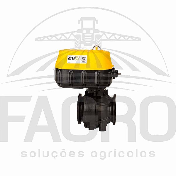 (ITEM PROMOCIONAL) VÁLVULA ELÉTRICA EVX 2”, CONEXÃO FLANGE, ON/OFF, 1 1/2 SEG, PP - BANJO