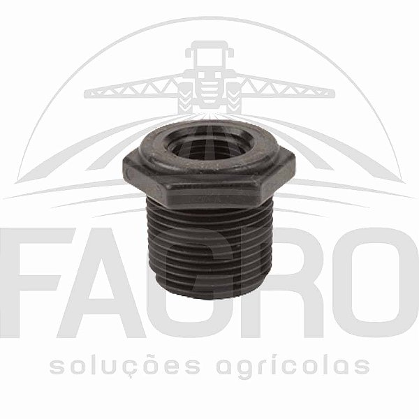 (ITEM PROMOCIONAL) REDUÇÃO ROSCA MACHO 1” X ROSCA FÊMEA 1/2”, PP - BANJO
