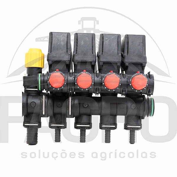 COMANDO ELÉTRICO 4 SEÇÕES COM VÁLVULA REGULADORA - ARAG