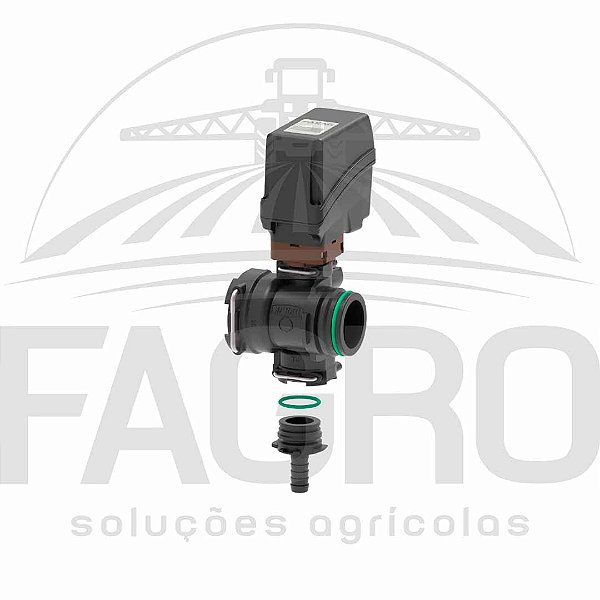 VÁLVULA DE SEÇÃO DE BARRA COM ACIONAMENTO ELÉTRICO E CONEXÃO TIPO GRAMPO HI-FLOW 873T201 - ARAG