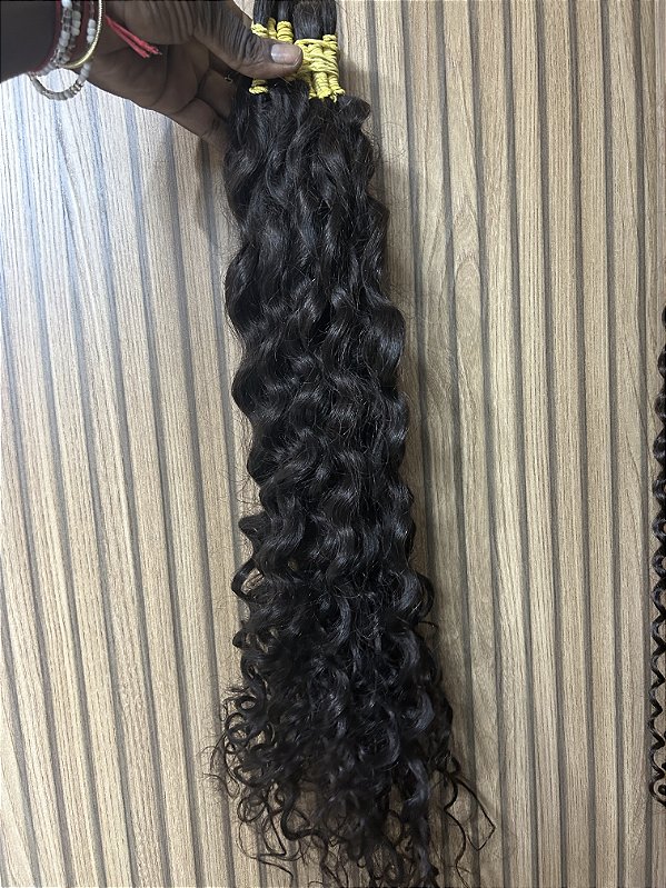 Cacheado Castanho Escuro (Cacho Caipira)