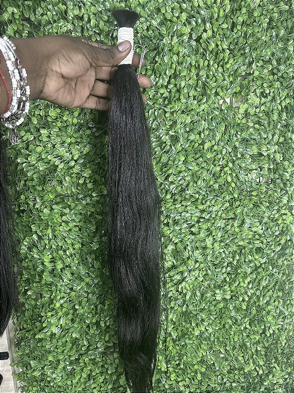 Liso Natural Castanho Escuro Liga Branca