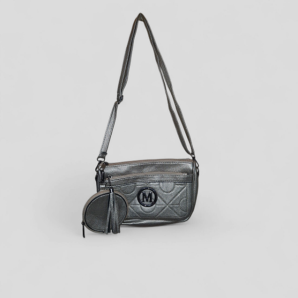 Bolsa Transversal Elegance Prata