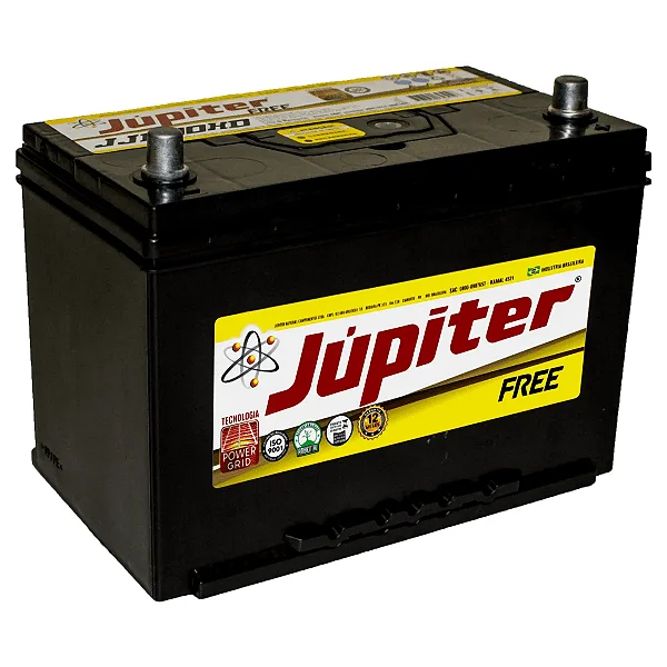 Bateria Júpiter 95Ah – 12V – JJF95D – Polo Direito | Livre de Manutenção