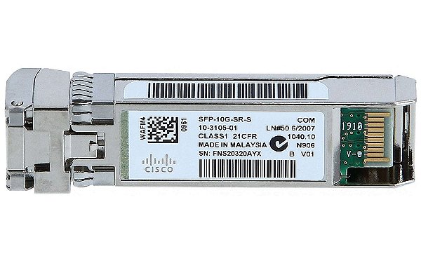 Módulo Gbic Sfp+ 10gb Multimodo Lc 850nm 10gbase-sr Cisco SFP-10G-Sr / SFP-10g-SR-S 400m
