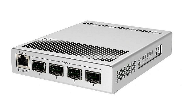 Mikrotik Cloud Router Switch Crs305-1G-4S+In L5 SFP+ 4 portas 10G SFP+ e 1 Gigabit RJ45 Layer 3