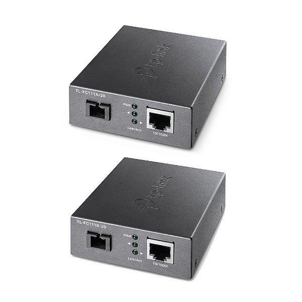 Kit Conversor De Mídia Wdm De 10/100 Fc111a-20 E Fc111b-20 TP-LINK