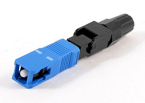 Conector Fibra Óptica Azul Sc/upc Fast Rápido Jz-1906