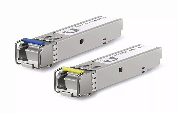Kit Módulo Gbic Sfp 3km Lc 1 Fo Monomodo Bidi Ubiquiti Uf-sm-1g-s