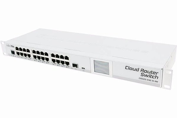 SWITCH  MIKROTIK CLOUD ROUTER CRS125-24G-1S-RM 24Portas Gigabit