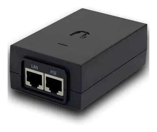 Adaptador Injetor Fonte POE Passivo 48V Gigabit Ubiquiti POE-48-24W-G-BR