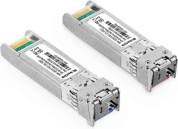 Modulo Sfp 10gb 20km Wdm 1270/1330nm Lc Gbic 10g Bidi Par BX20U / BX20D ou WDM12R / WDM13R