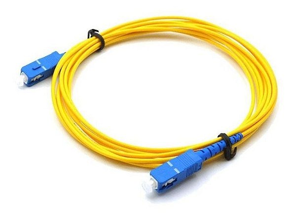 Patch Cord Fibra Óptica Sc-upc Simplex Single Mode 3.0mm 2m
