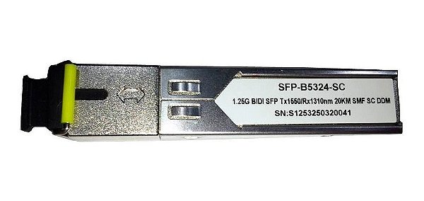 Módulo Sfp Bi-direcional Wdm Tx1550/rx1310nm B5324-sc