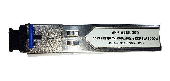 Módulo Sfp Bi-direcional Wdm Tx1310/1550nm B35s-20d