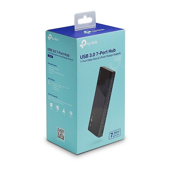 Hub Usb 3.0 - 7 Portas Tp-link Uh700 5gbps suporta HD Externo