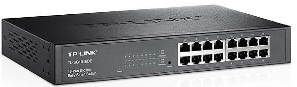 Switch 16 Portas Gigabit Gerenciável Tp-link Tl-sg1016de Desktop/Rackmount