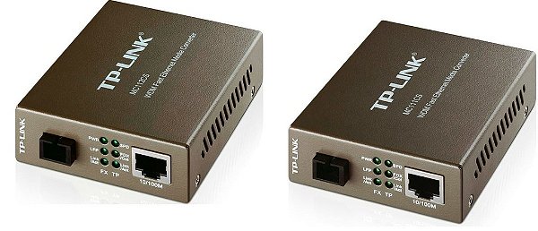 Kit Conversor De Fibra Wdm Tplink Mc111cs E Mc112cs Monomod