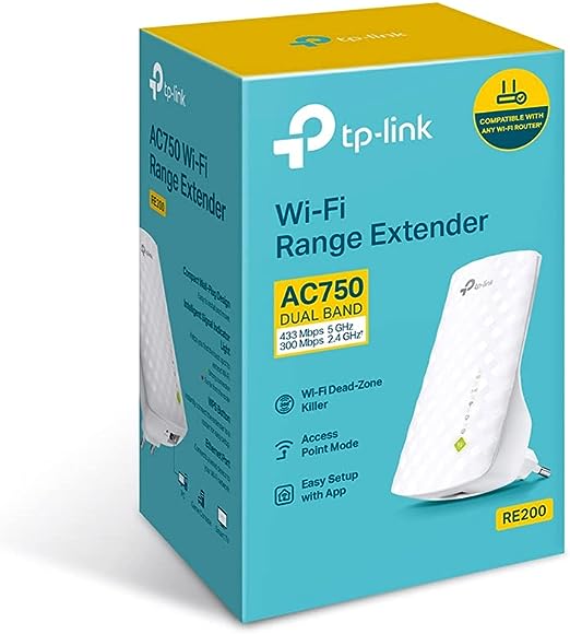 Repetidor / Extensor Wireless Dual Band Ac750 Tp-link Re200