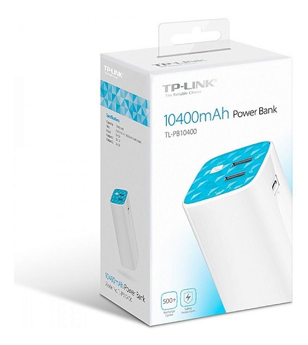 Carregador Portátil Usb De 10400mah Tp-link Tl-pb10400
