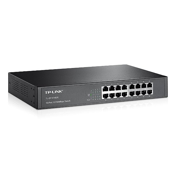 Switch 16 portas 10/100MB/s Desktop/Rackmount TP-Link TL-SF1016DS
