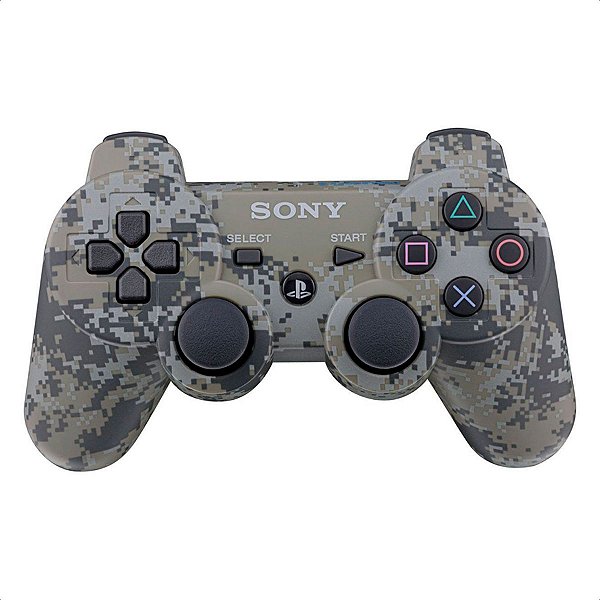 Controle Sony PlayStation DualShock 3 Camuflado - PS3 - Usado