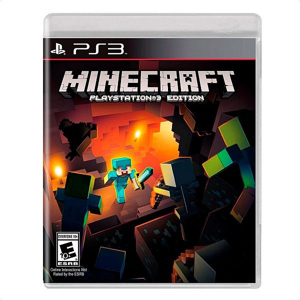 Jogo Minecraft PlayStation 3 Edition Mídia Física - PS3 - Usado