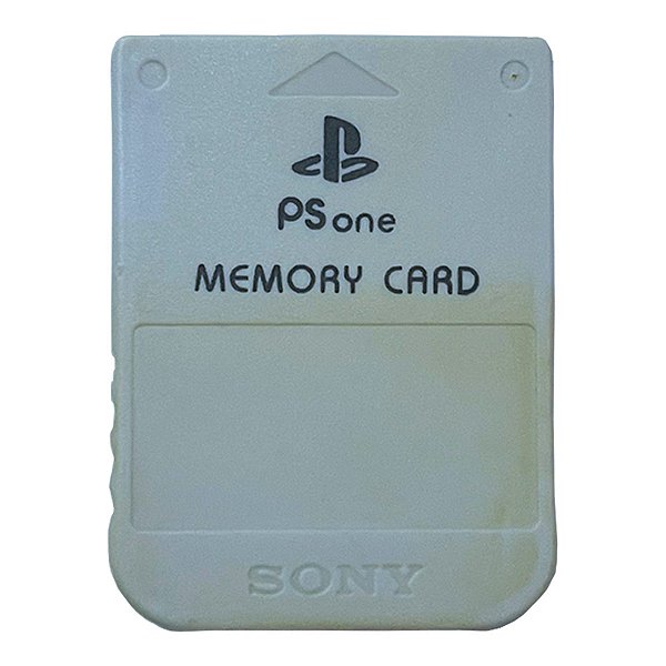 Memory Card Sony PlayStation Branco Original - PS1 - Usado
