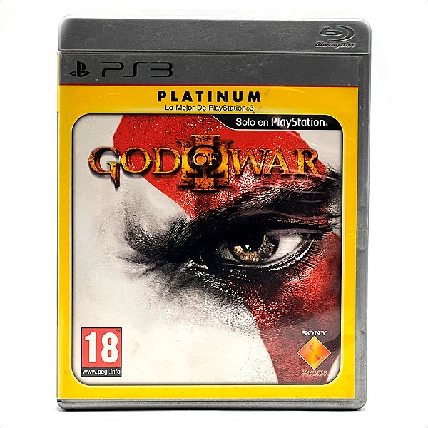 Jogo God Of War 3 (Platinum) PS3 Mídia Física Original Usado Sem Manual