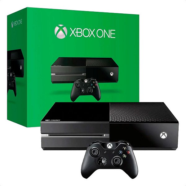 Console Microsoft Xbox One Fat 500 GB Preto