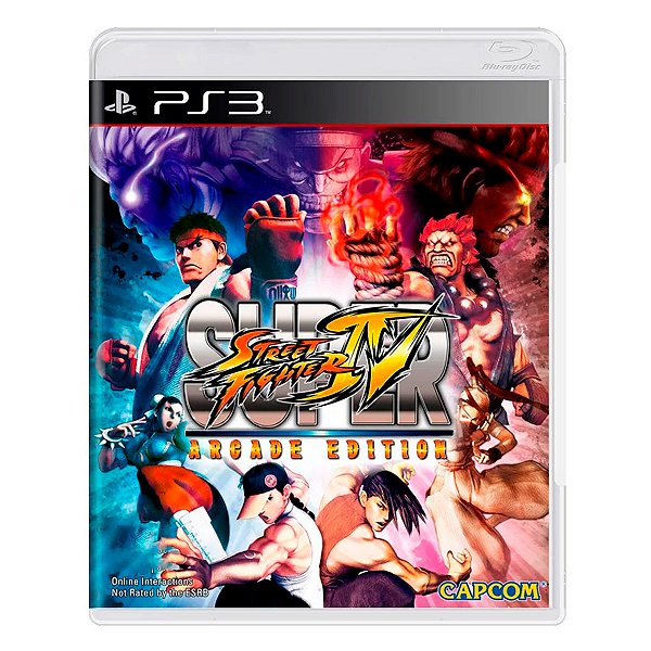 Jogo Super Street Fighter IV Arcade Edition MídIa Física Usado - PS3