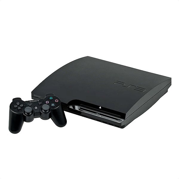 Console Sony PlayStation 3 Slim 160 GB Preto Usado - PS3