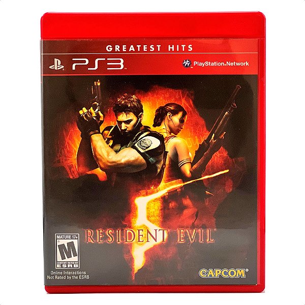 Jogo Resident Evil 5 Mídia Física Usado - PS3 (Greatest Hits)