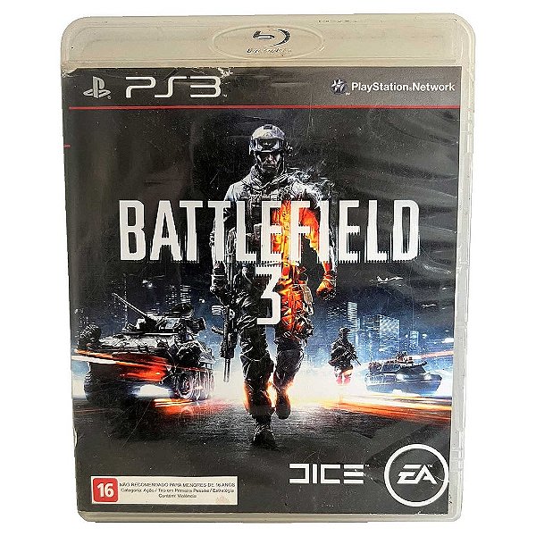 Jogo Battlefield 3  PS3 Mídia Física Original Usado Com Manual