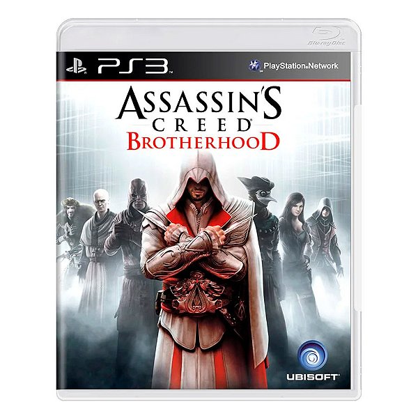 Jogo Assassins Creed Brotherhood  PS3 Mídia Física Original Usado Sem Manual