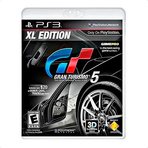 Jogo Gran Turismo 5 XL Edition  PS3 Mídia Física Original Usado Com Manual