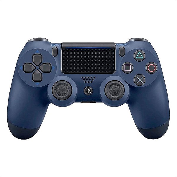 Controle Sony PlayStation DualShock 4 Midnight Blue - PS4