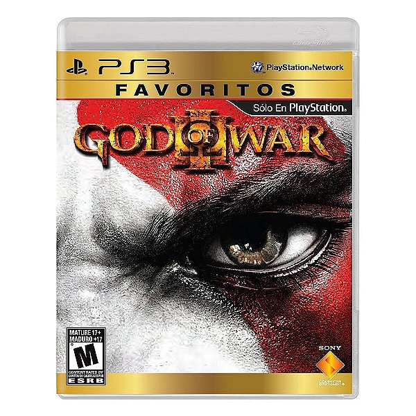 Jogo God Of War 3 (Favoritos) PS3 Mídia Física Original Usado Com Manual