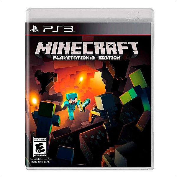 Jogo Minecraft PlayStation 3 Edition PS3 Mídia Física Original Usado Com Manual