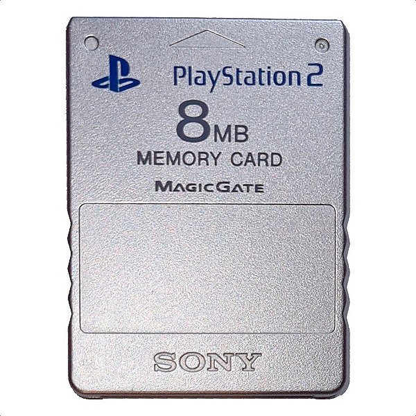 Memory Card 8MB Prata Original Sony - PS2