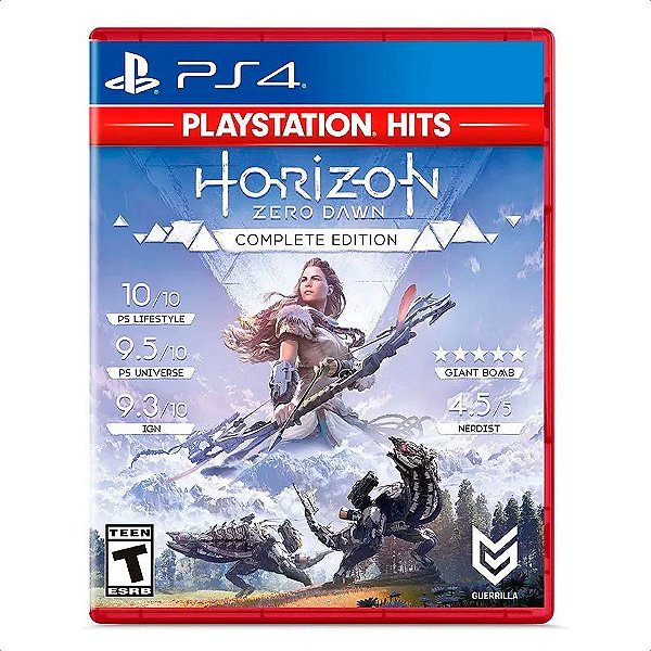 Jogo Horizon Zero Dawn Complete Edition Mídia Física - PS4 (PlayStation hits)