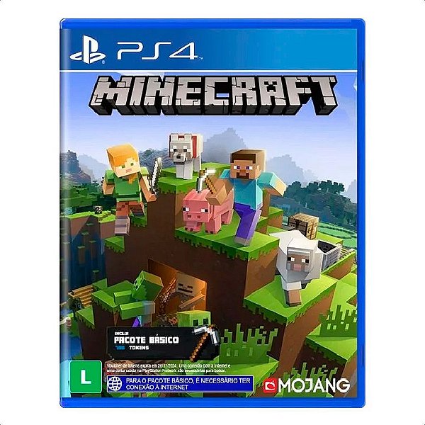 Jogo Minecraft Mídia Física - PS4
