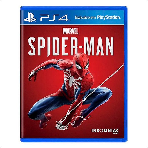 Jogo Spider-Man Mídia Física - PS4
