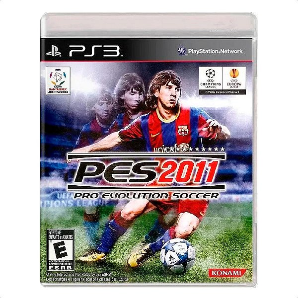 Jogo PES Pro Evolution Soccer 2011 PS3 Mídia Física Original Usado Com Manual