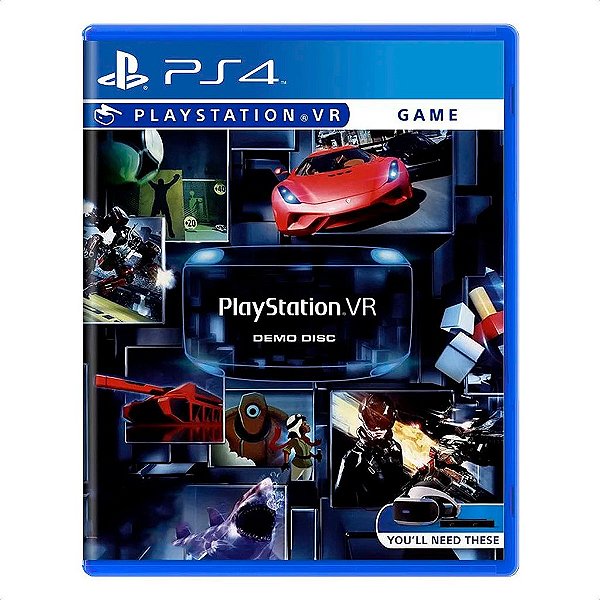 Jogo PlayStation VR Demo Disc Mídia Física - PS4