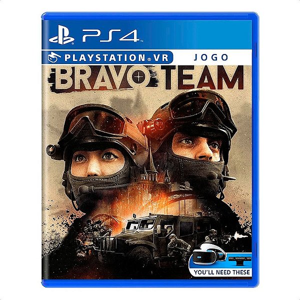 Jogo PlayStation VR Bravo Team  Mídia Física - PS4