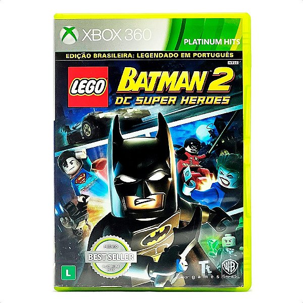Jogo Lego Batman 2 DC Super Heroes Mídia Física - Xbox 360 (Platinum Hits)