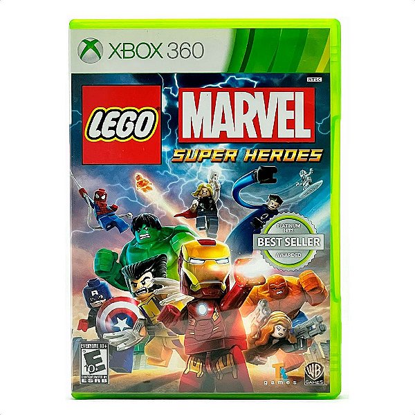 Jogo Lego Marvel Super Heroes Mídia Física Usado - Xbox 360