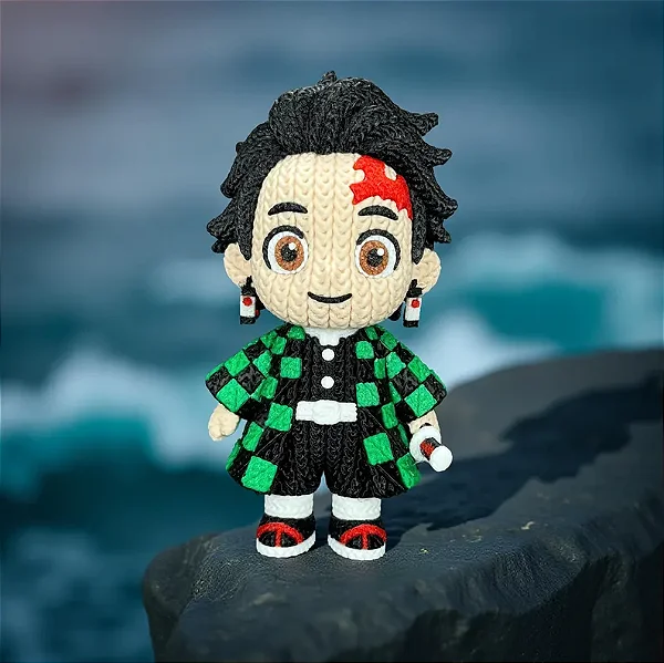 Tanjiro Estilo Crochê