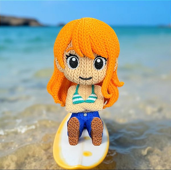 Nami Estilo Crochê Amigurumi